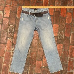 RtA Dexter Jeans, Size M, with Attached Half Belt Straight Leg
